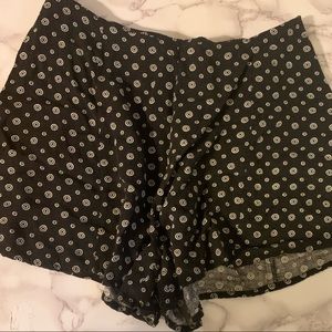 Black cloth shorts